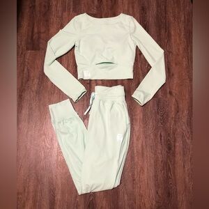 NWT - Mint Green Track Pants & Joggers